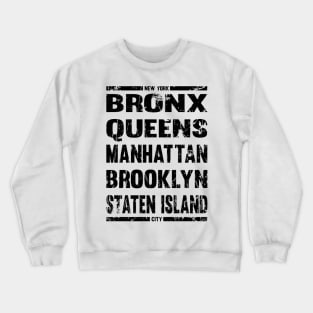 Boroughs of new york Crewneck Sweatshirt